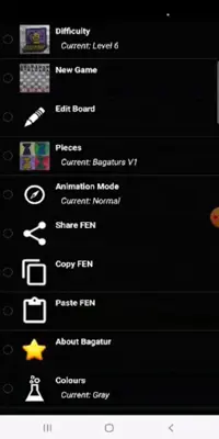Bagatur Chess Engine android App screenshot 1